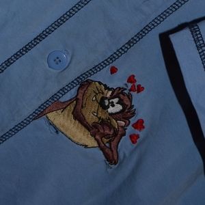 Vintage looney tools sleeper top "tasmanian she devil"